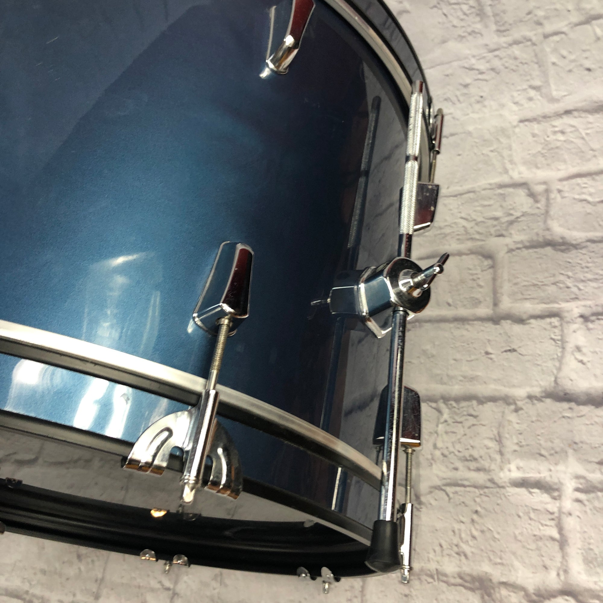 Percussion Plus 5pc Drum Set Gray Blue