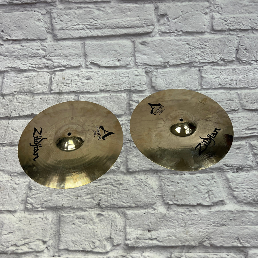 Zildjian 14 A Custom Hi Hat Cymbal Pair