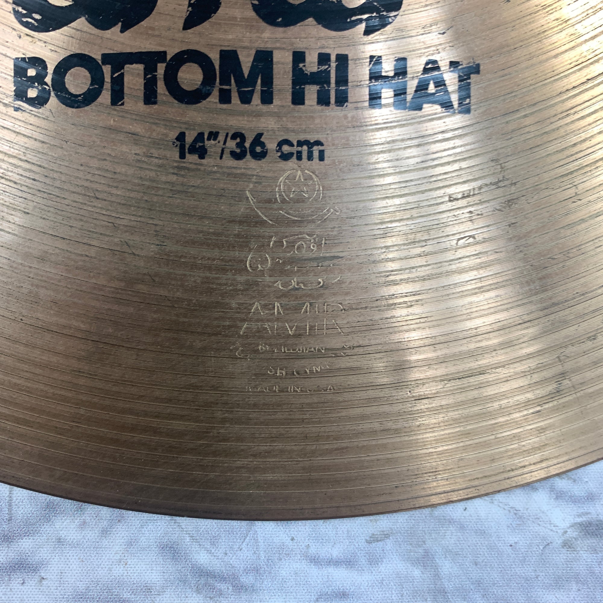 Vintage Zildjian Amir 14 Bottom Hi Hat