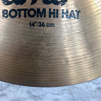 Vintage Zildjian Amir 14 Bottom Hi Hat