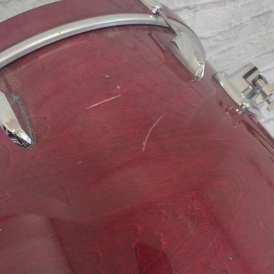 Pearl Export Drum Kit Wine Red Stain