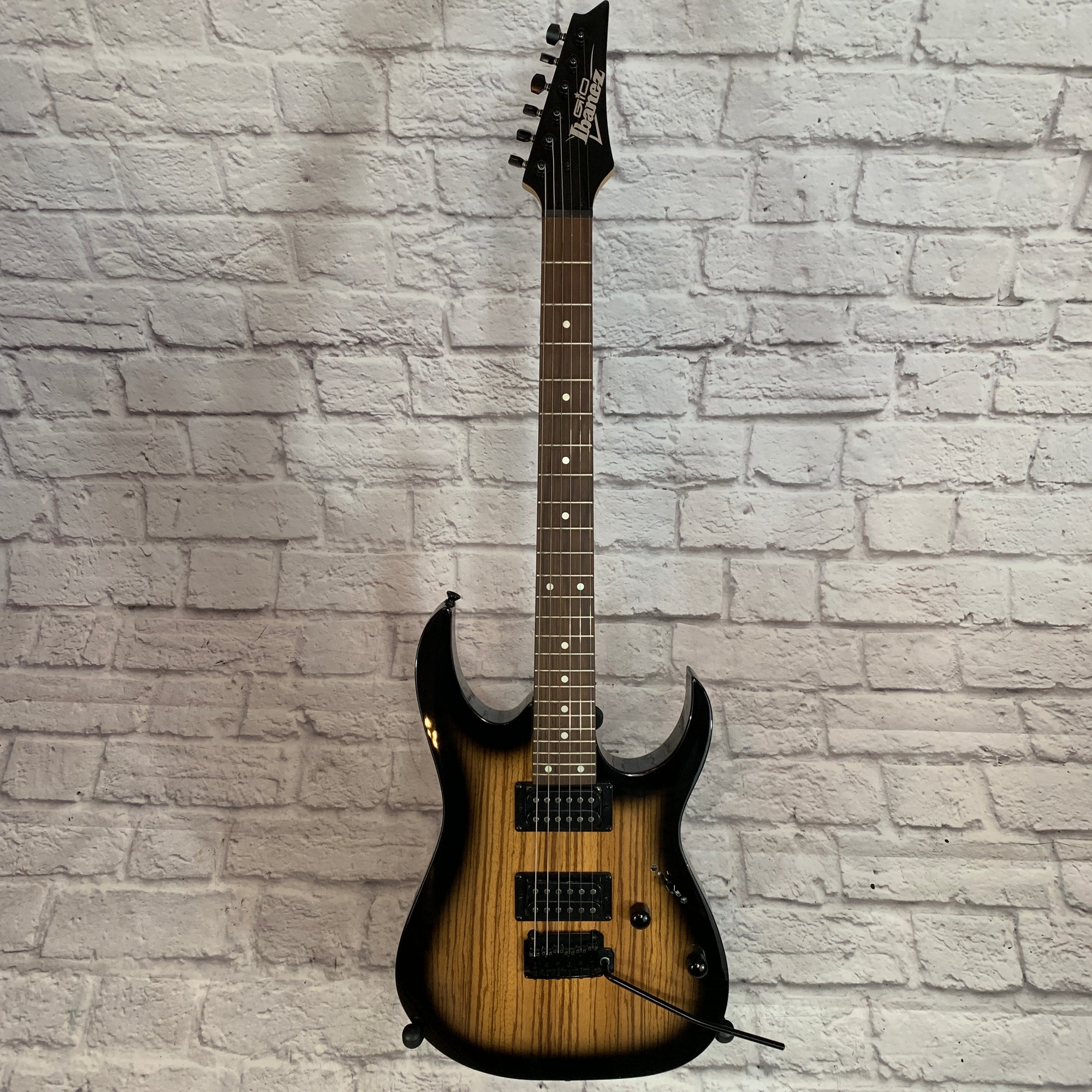 Ibanez GRG120ZW RG Electric Guitar Zebrawood Top - Evolution