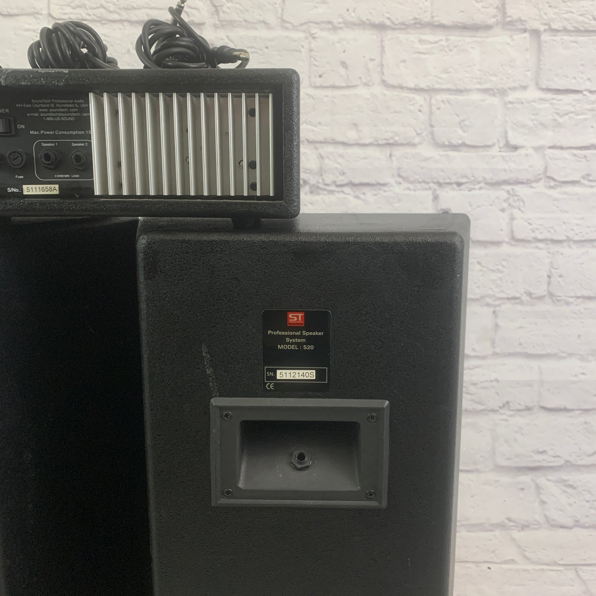 Sound Tech S20 PA SYSTEM Portable PA