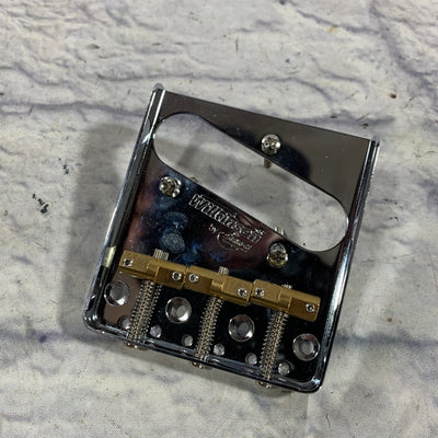 Wilkinson Sung II Tele Bridge w/ Brass Saddles Bridge