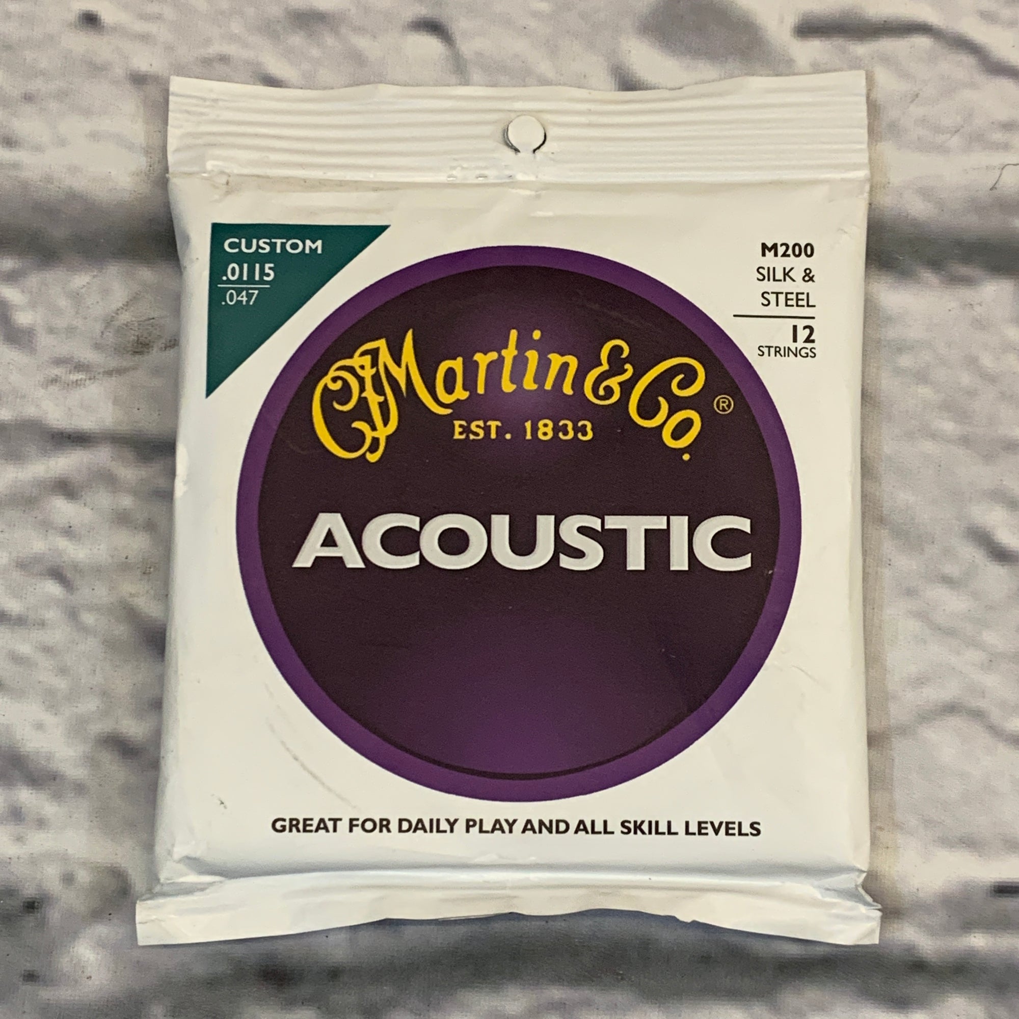 Martin M200 Silk & Steel 12-String 11-47 Acoustic Guitar Strings