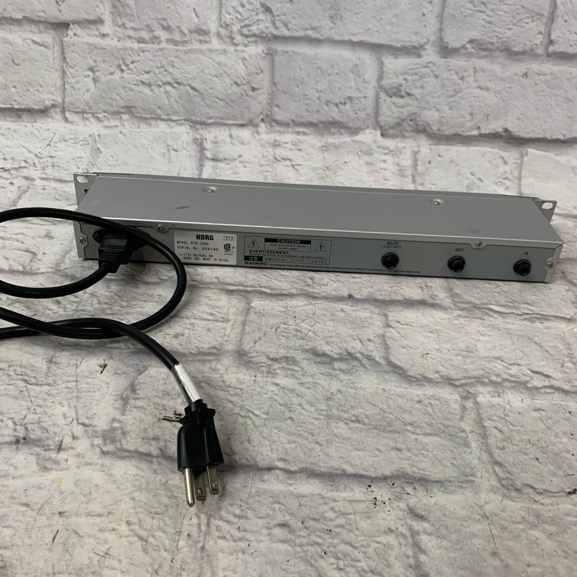Korg DTR-1000 Digital Rack Tuner