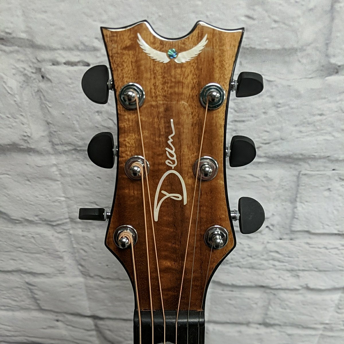 Dean Exibition Acoustic Electric Guitar Koa
