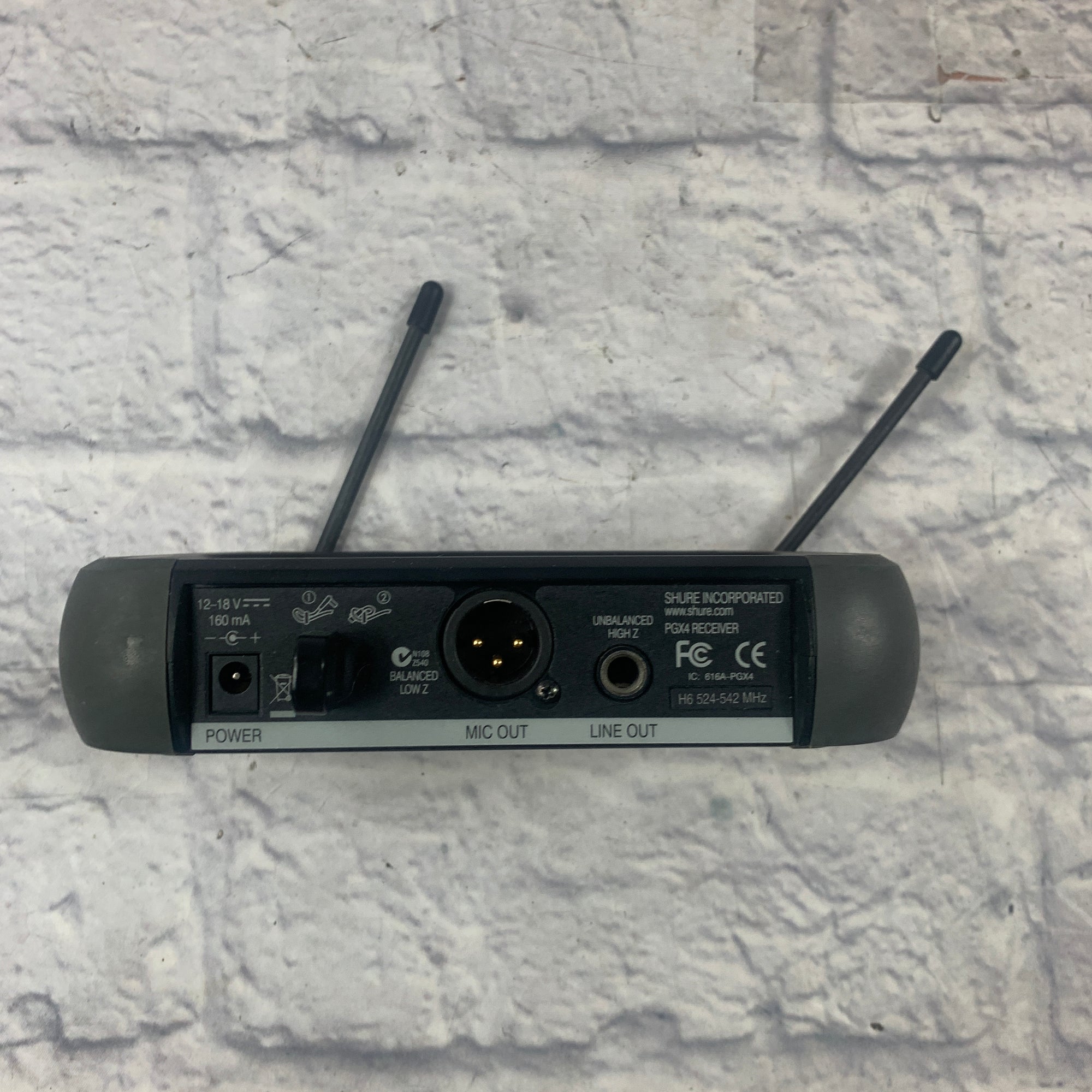 Shure PGX4 Wireless Mic Receiver