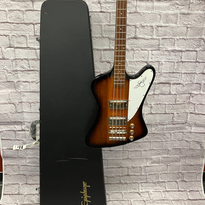 Epiphone Thunderbird Pro IV Vintage Sunburst W/ Case 4 String Bass Guitar