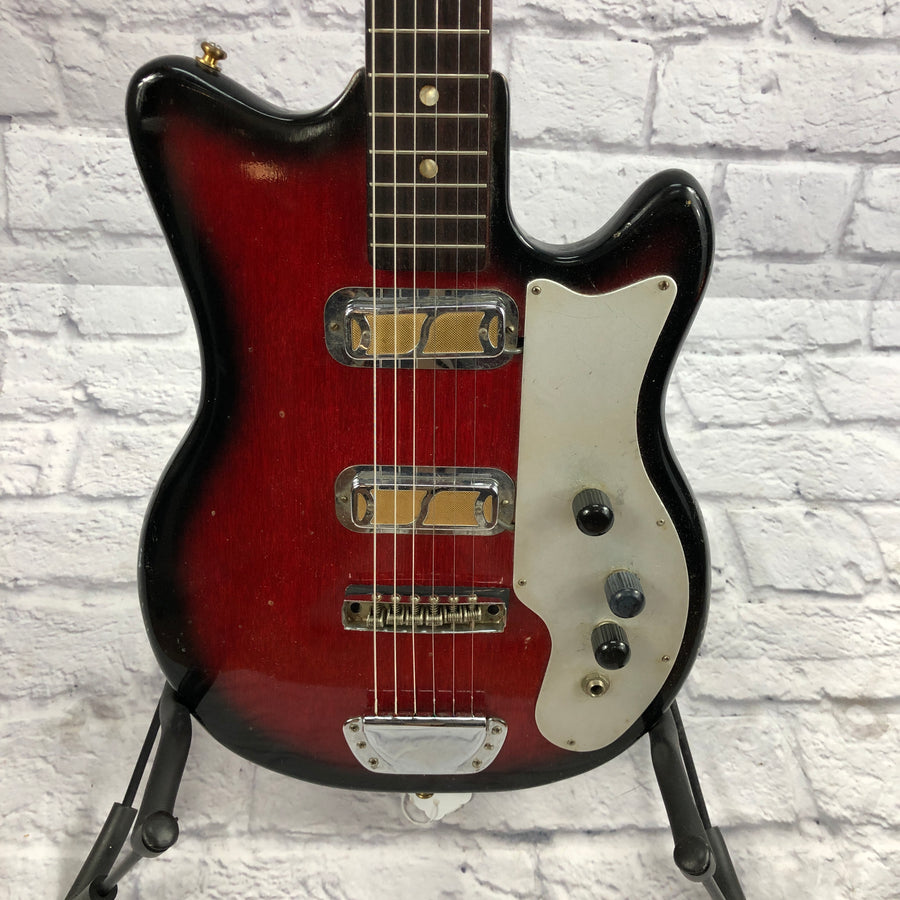 Vintage 1969 Kingston w/ Vintage Mid '60s DeArmond Gold Foil Pickups