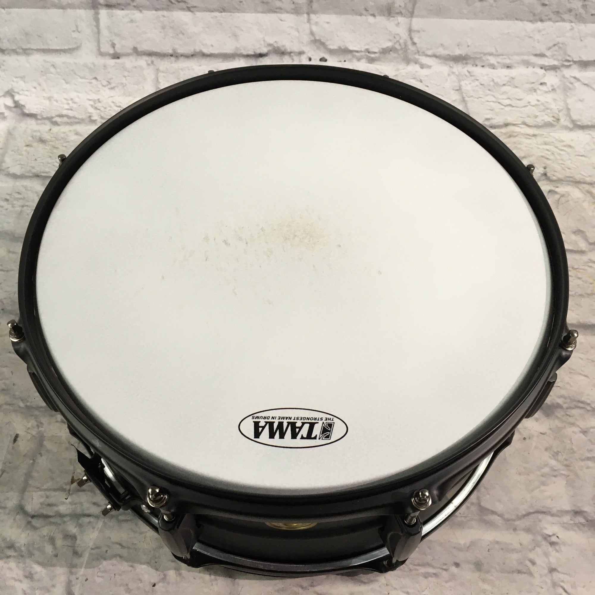 Tama Steel Snare Drum - 6.5 x 14 - Black/Black