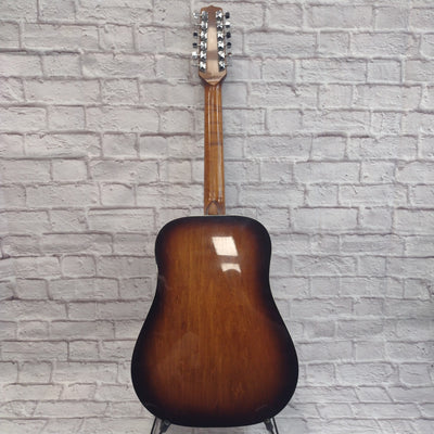 Hora W12205 12-String Acoustic Guitar with Case Made in Romania