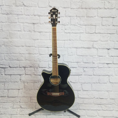 Ibanez AEG10LIIBK Left Handed Acoustic Electric Guitar - Black