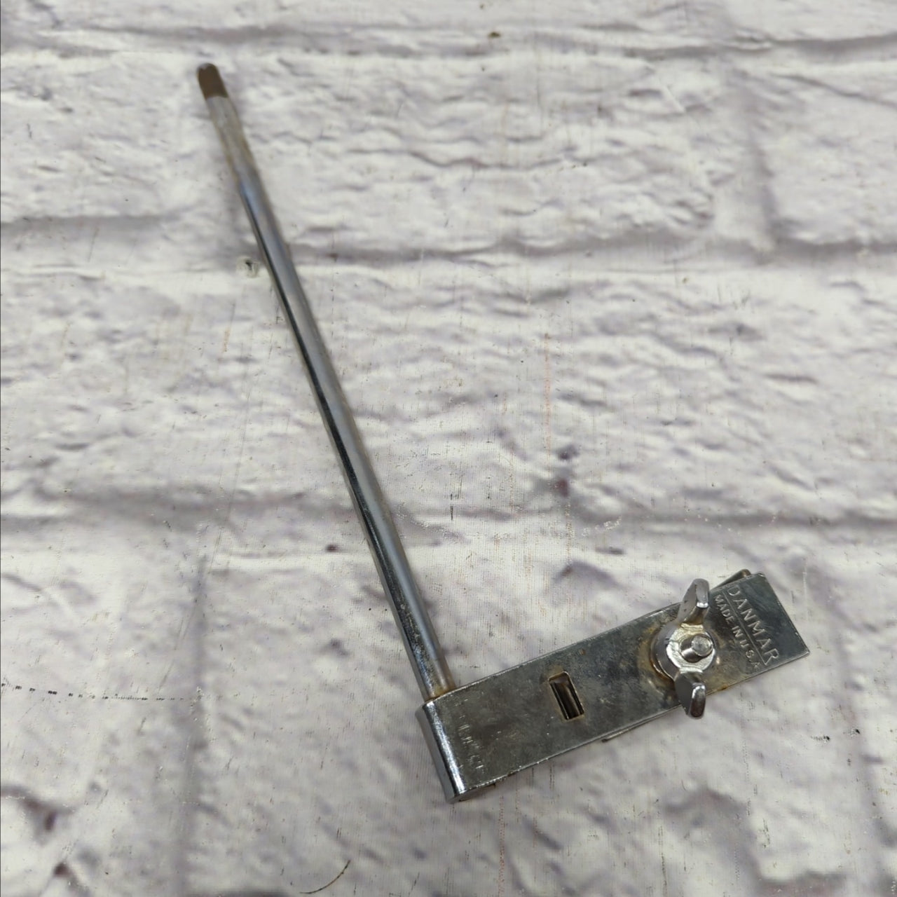 Vintage Danmar Cowbell Long Straight Mount Made in USA
