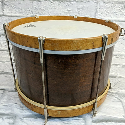Vintage 1920s / 30s Ludwig Junior Parade Drum 8" x 13" American Flag