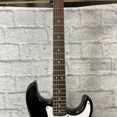 Squier Bullet Strat w/ Black Sparkle body w/ hot rails in bridge Electric Guitar