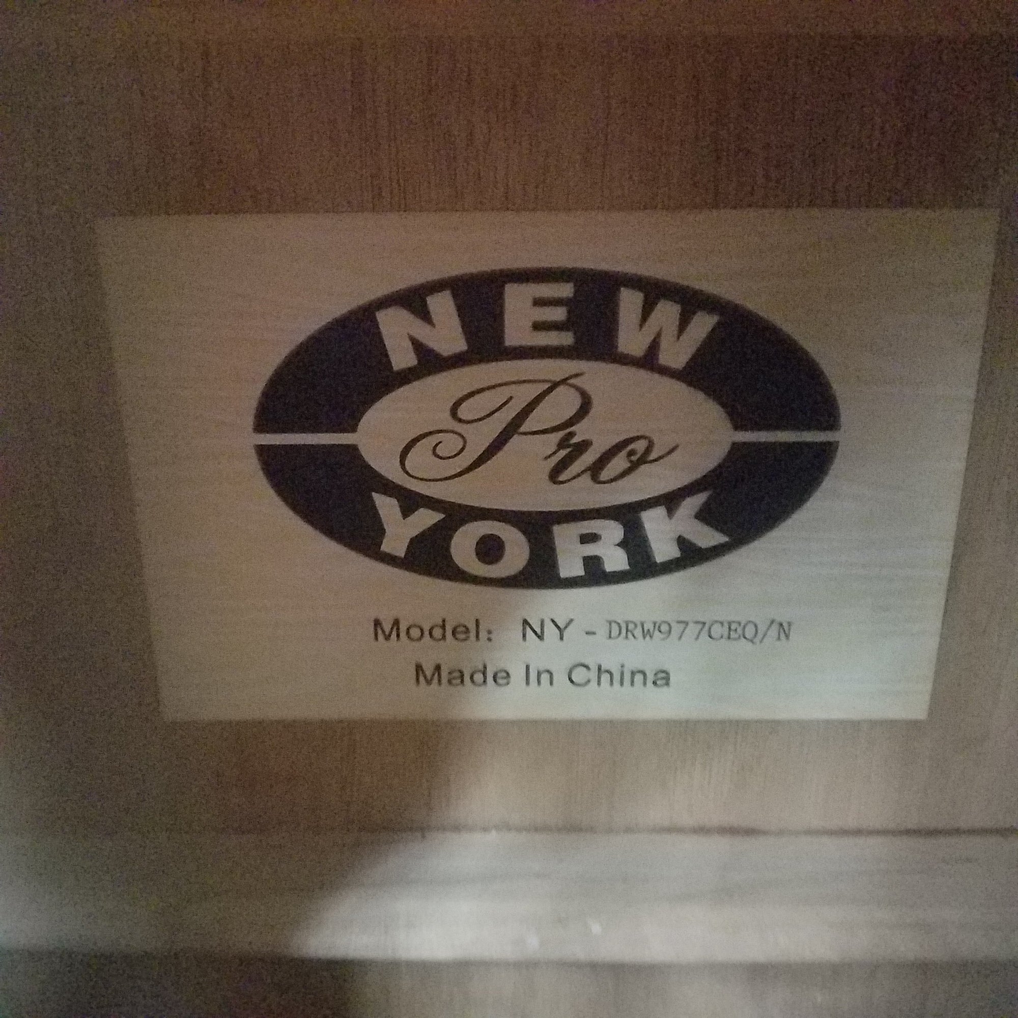 New York Pro NY-DRW977CEQ Natural Acoustic Electric