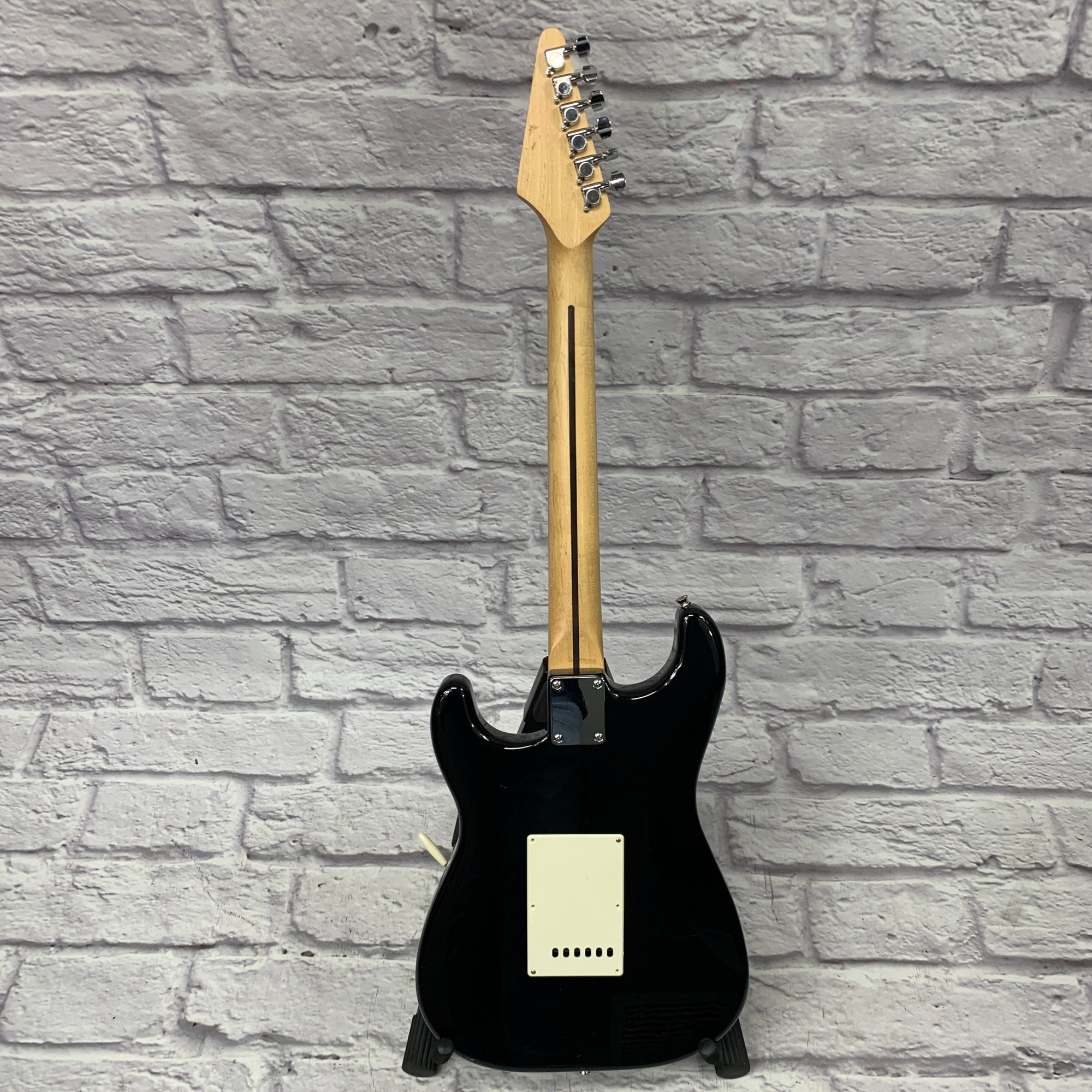 Fender Starcaster Strat Electric Guitar Black - Evolution Music