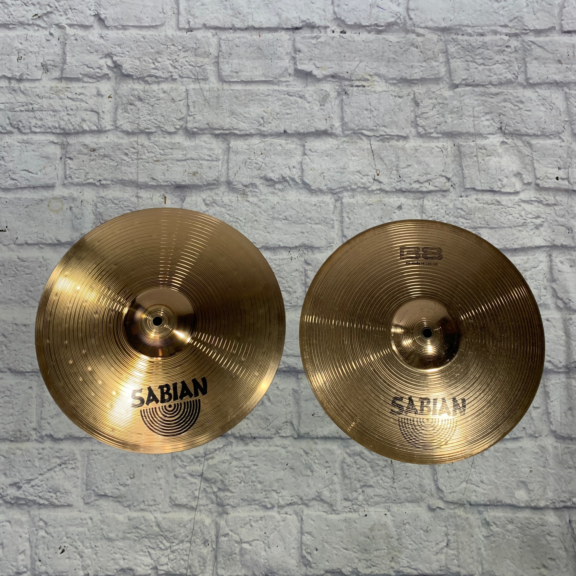 Sabian 14 B8 Hi Hat Cymbal Pair