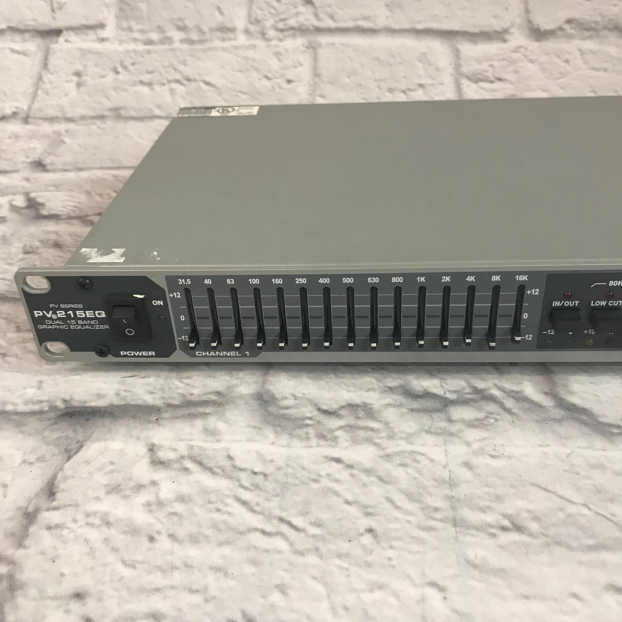 Peavey 215EQ Dual 15 Band Graphic Equalizer