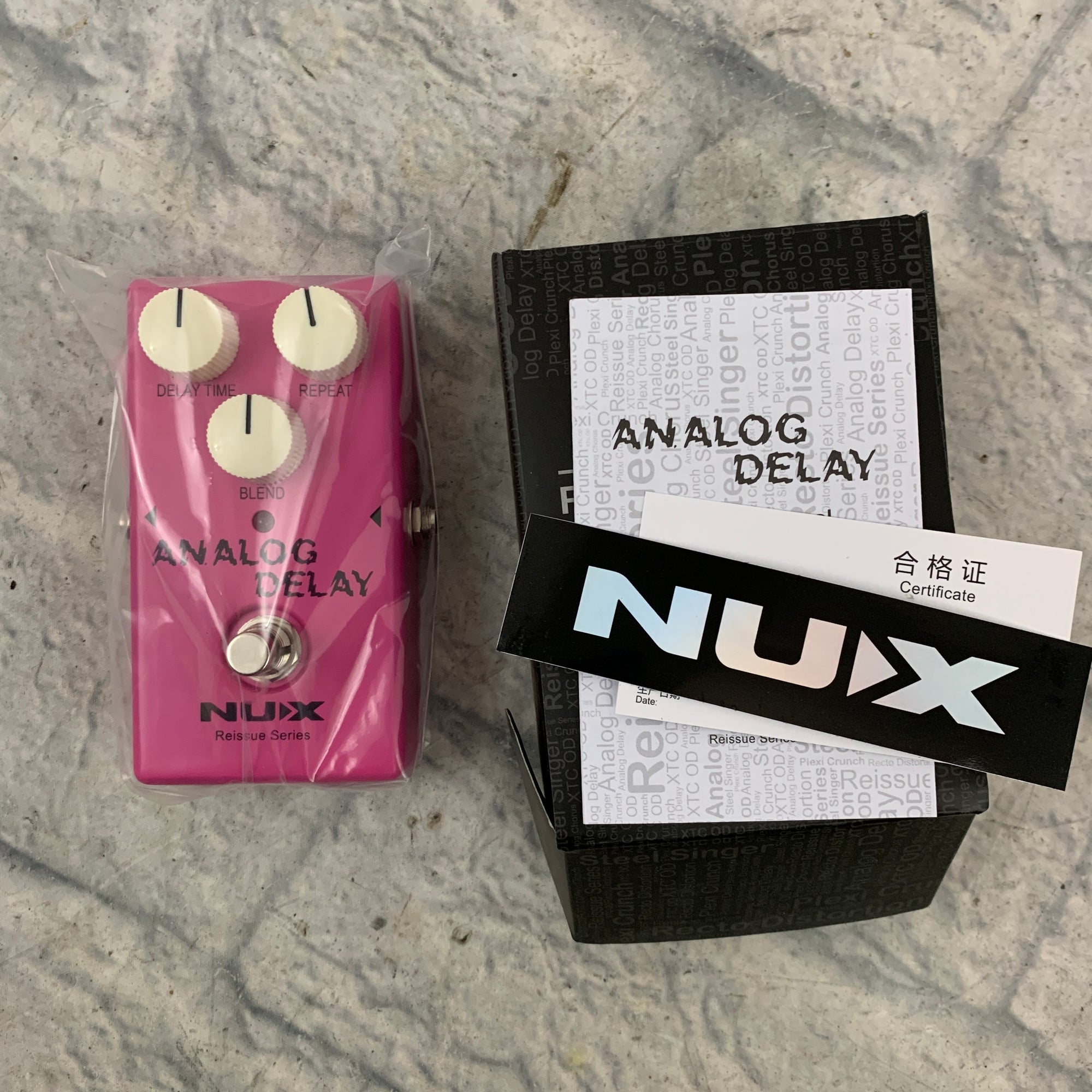 nux delay pedal NuX Effects Reissue Series Analog Delay Pedal