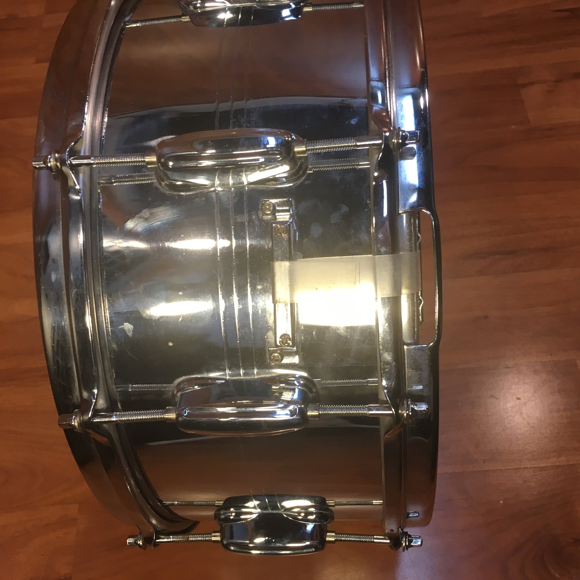 Late 80s Slingerland 14 x 6.5 Chrome Snare 10 Lug Gene Krupa