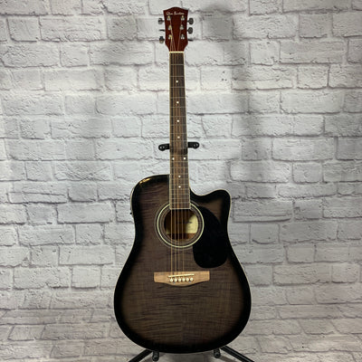 Glen Burton GA204BCO-BK Acoustic Guitar