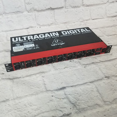 Behringer Ultragain Digital ADA8200 8-Channel Mic Preamp with AD/DA Converter Rack Unit