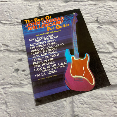 Warner Bros. Music The Best of John Cougar Mellencamp for Guitar Book