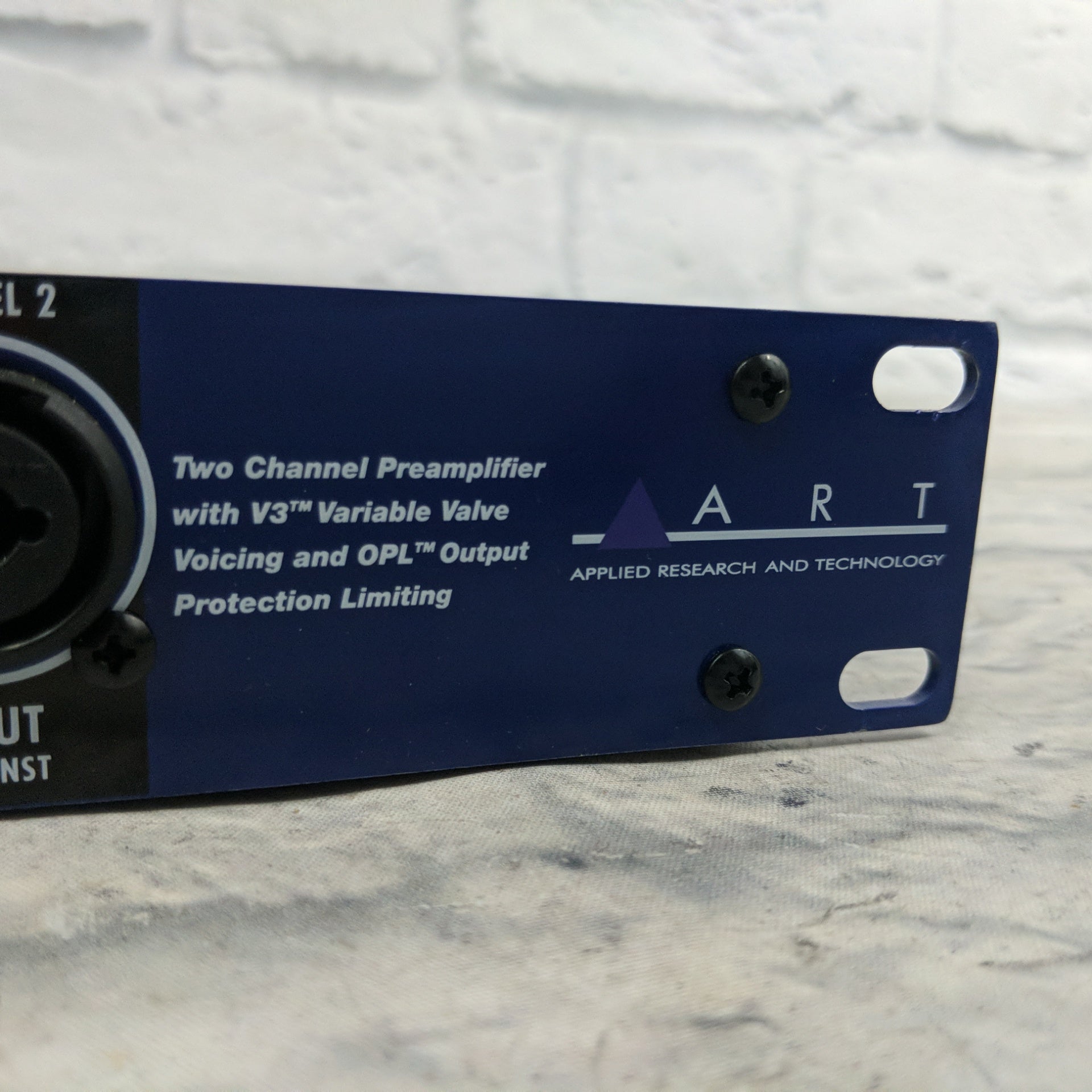 ART TPS II 2-Ch V3 Valve Voicing Variable Impedance Tube Microphone Preamp