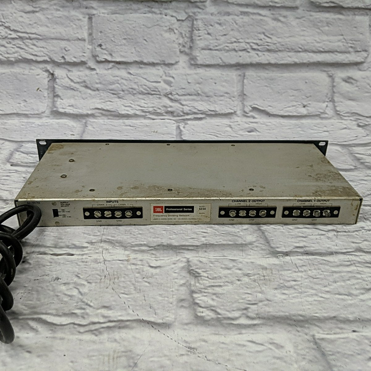 Vintage JBL 5234 Professional Series Frequency Dividing Network Rack