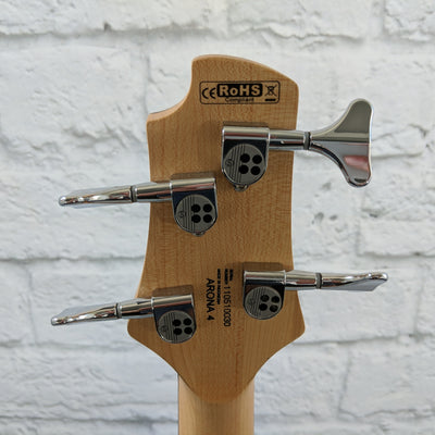 Cort Arona 4 Open Pore Brownburst Sandberg Designed 4 String Bass Guitar