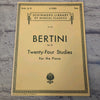 Schirmer's Library Bertini: Op. 29 Twenty-Four Studies