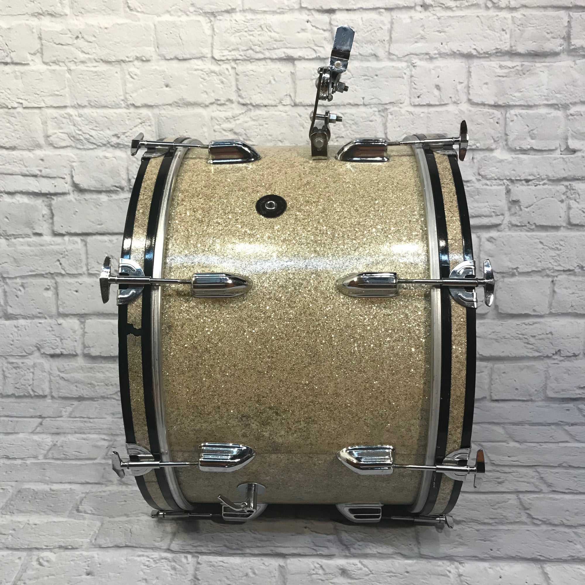 Vintage 1960's Starlight "Stencil" Drum Kit Gold Sparkle