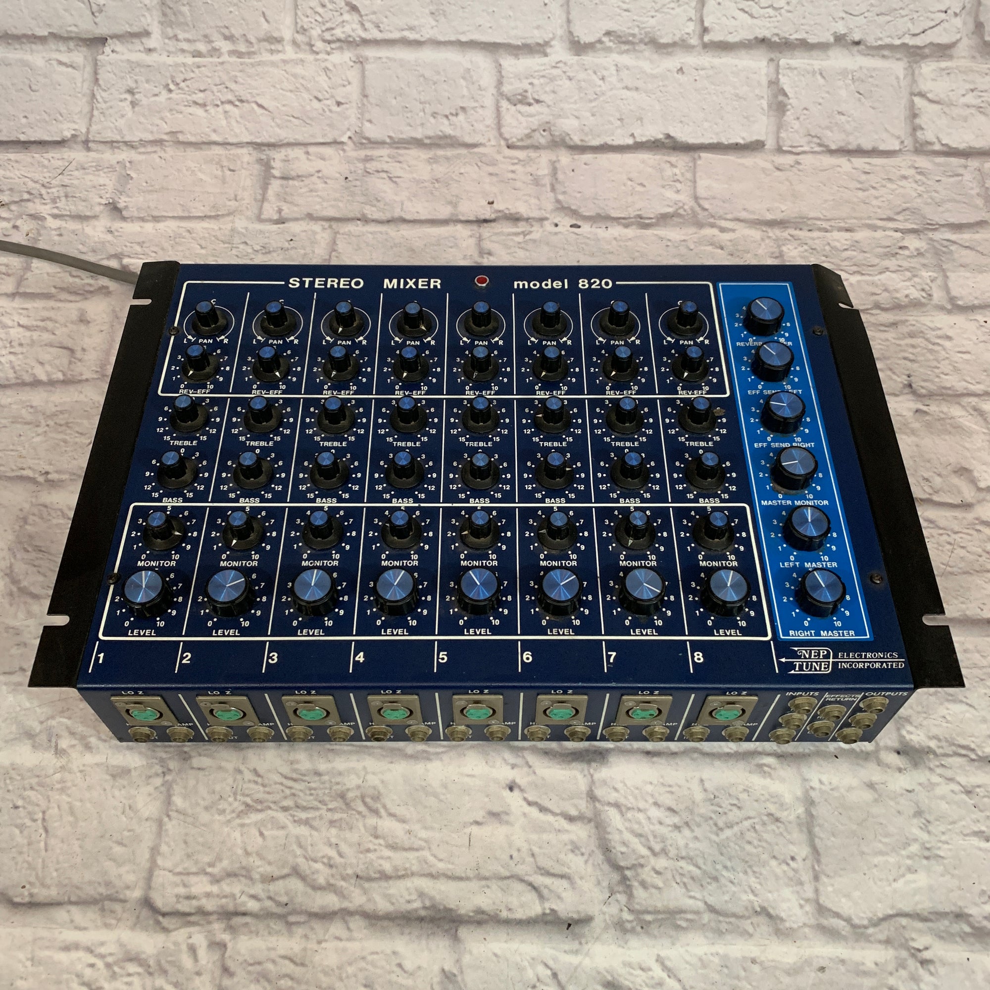 Neptune Model 820 8 Channel Stereo Mixer - Evolution Music