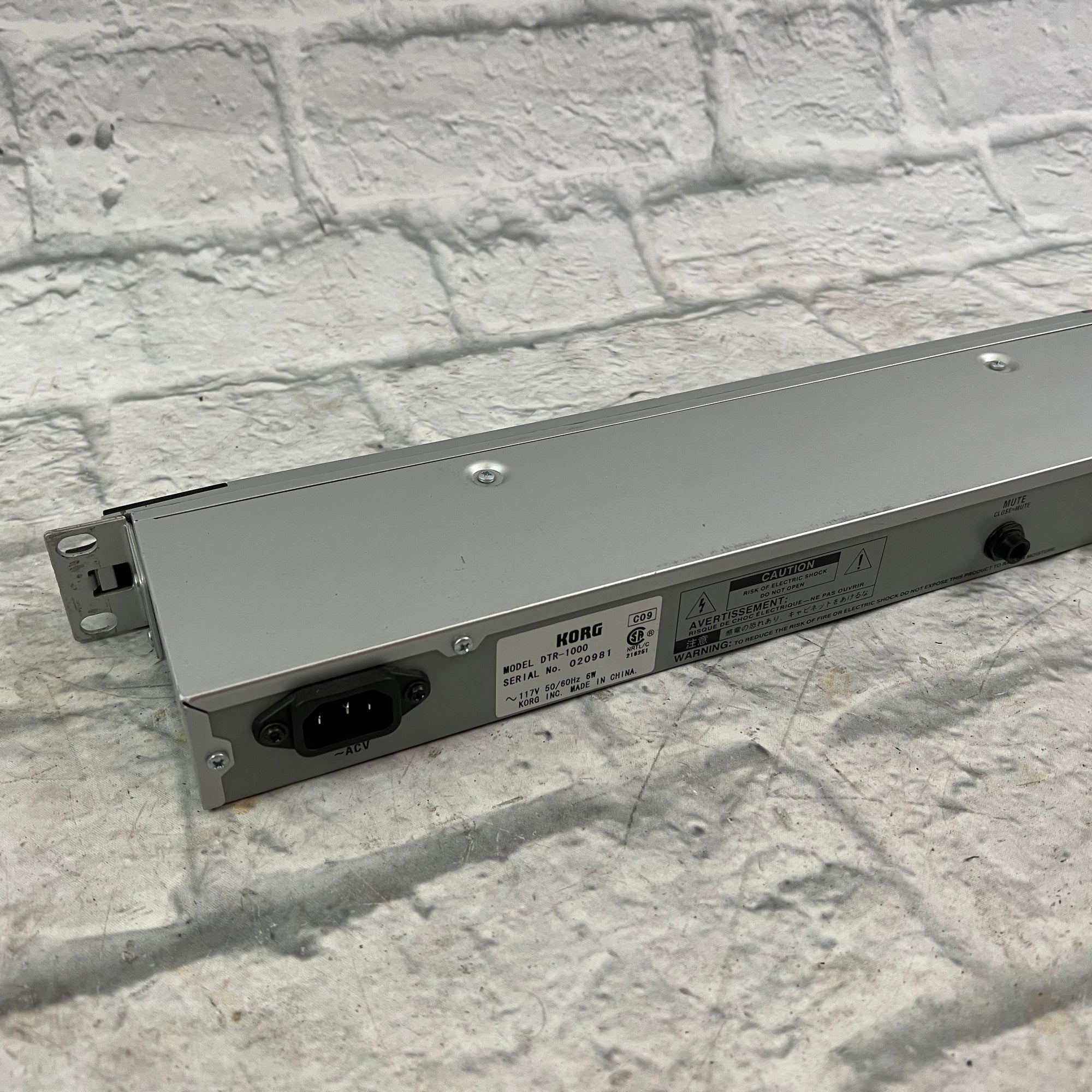 Korg DTR-1000 Rack Tuner