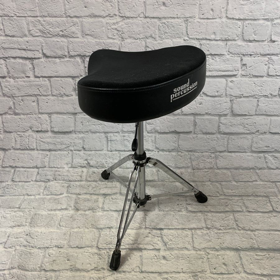 SP Sound Percussion Hydraulic Drum Throne With Saddle Seat