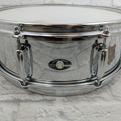 Slingerland Festival Model 5x14" 8-Lug Chrome Over Steel Snare Drum 1970s