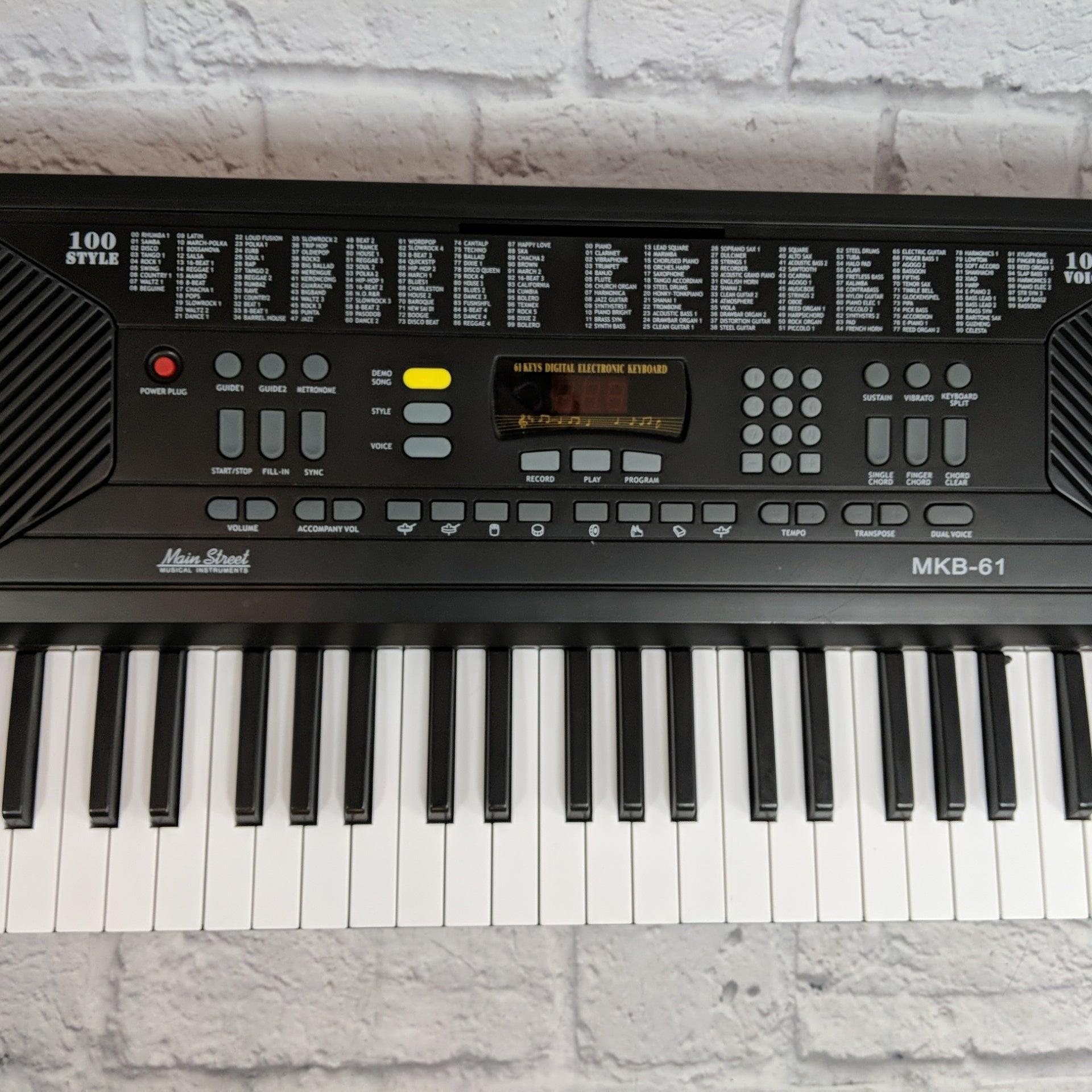 Main Street MKB-61 61 Key Keyboard