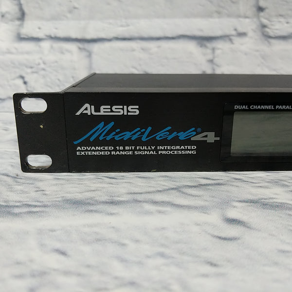 Alesis Reverb Rack Alesis MidiVerb4 Rack Reverb Effects Unit - Evolution Music