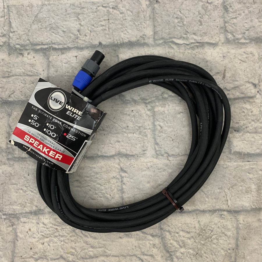 Livewire Elite Speaker Cable 25FT Speakon