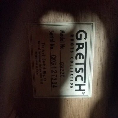 Gretsch G9220 Bobtail Round-Neck - Mahogany Body Spider Cone Resonator - 2-Color Sunburst w/ Case