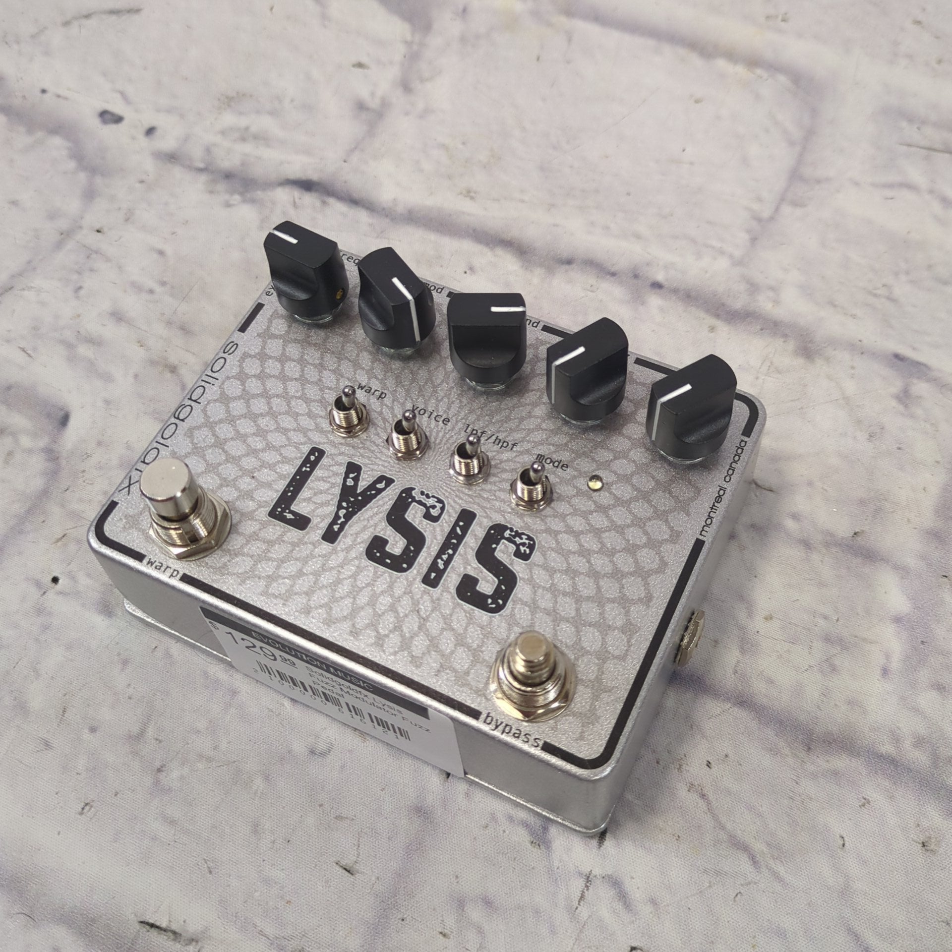 Solidgoldfx Lysis Fuzz Modulator Fuzz Pedal