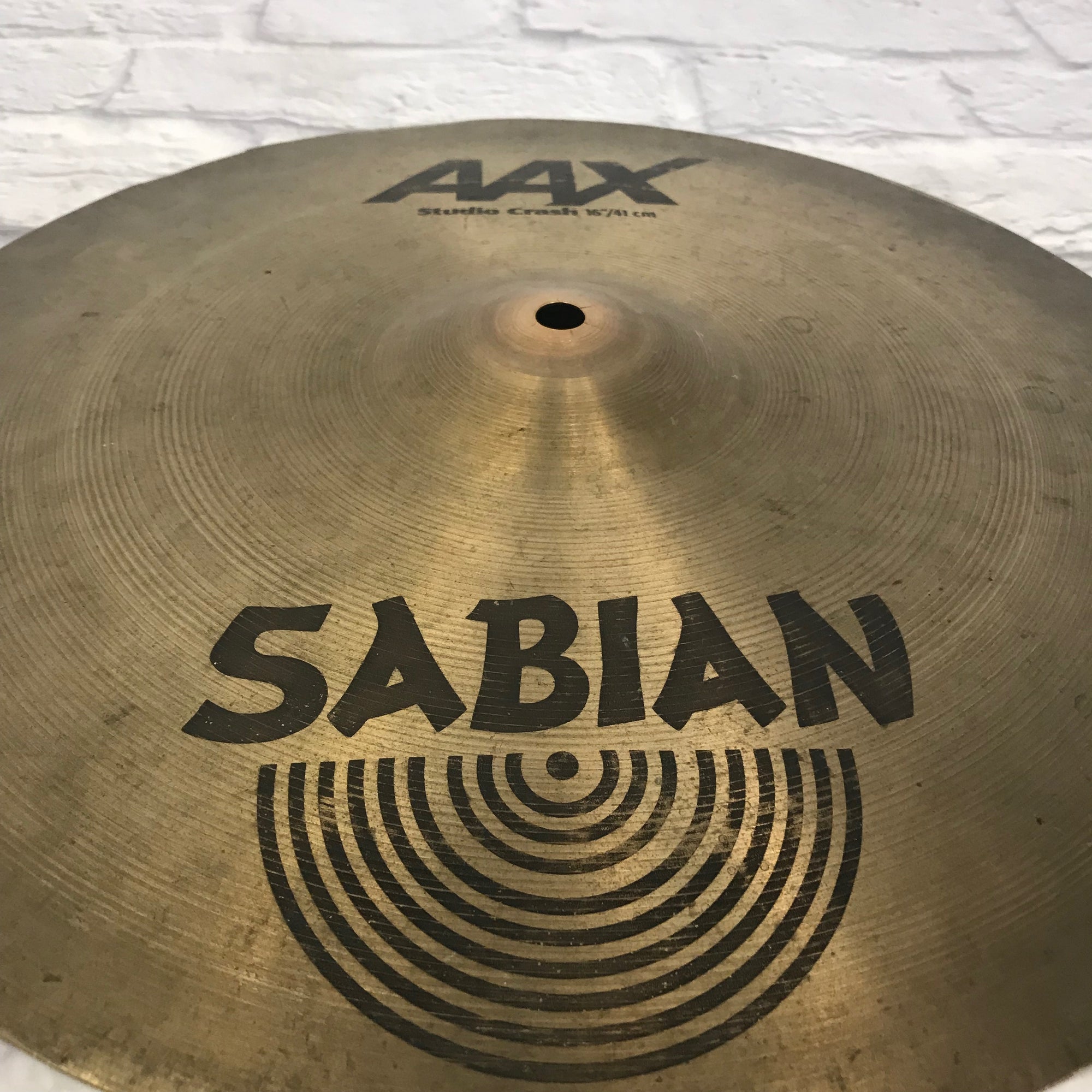 Sabian AAX 16in Studio Crash Cymbal CRACKED