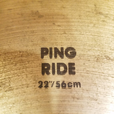90's Zildjian 22" Ping Ride
