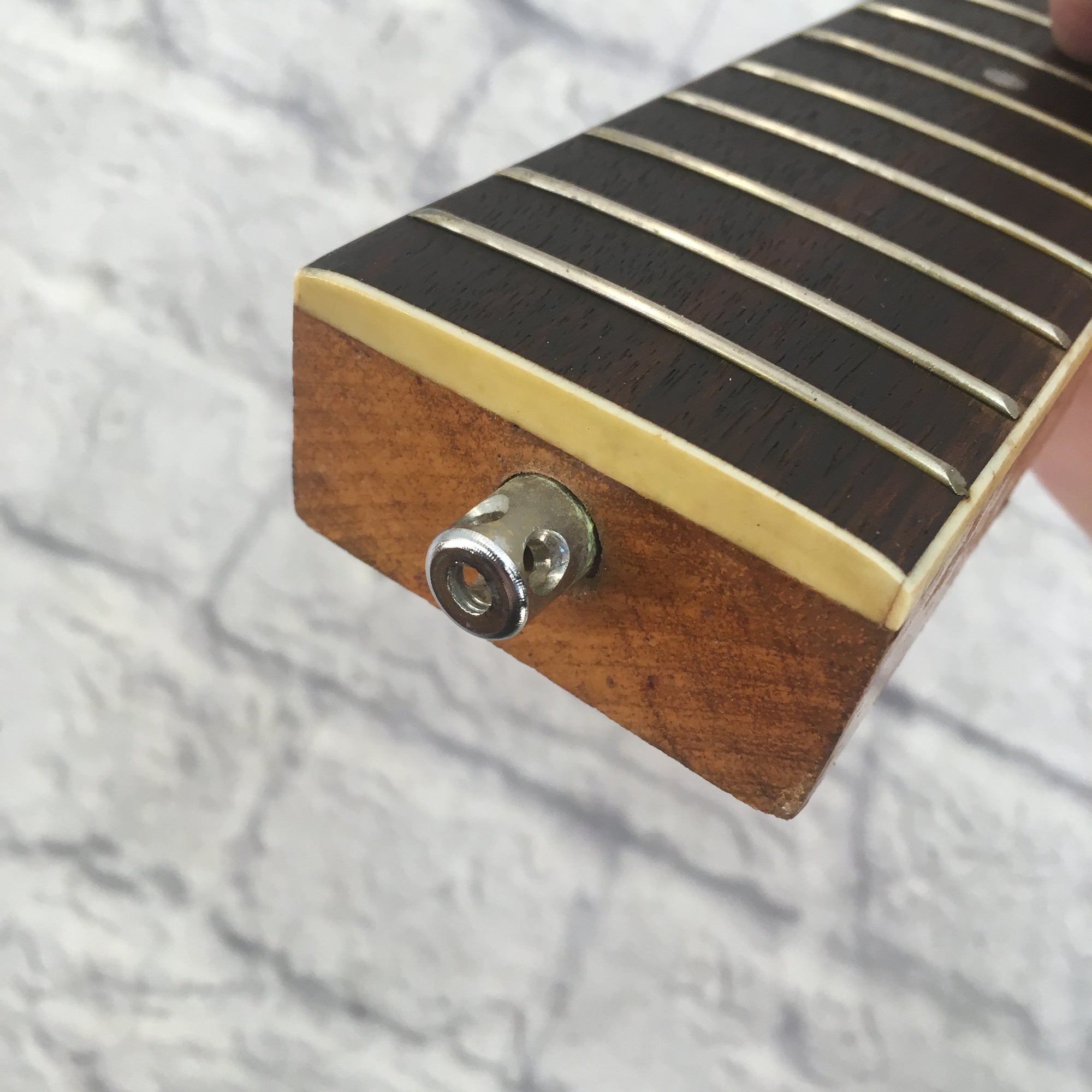 Vintage 1960s Short Scale Bass Guitar Neck (A) Rosewood Fretboard Made in Japan
