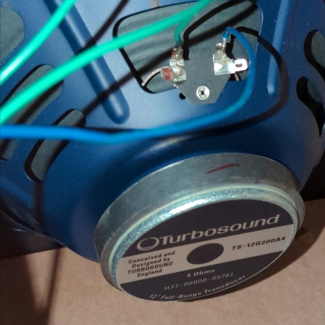 Bugers 4x12 Cabinet Missing Grill & Control Panel 4x12 AS IS