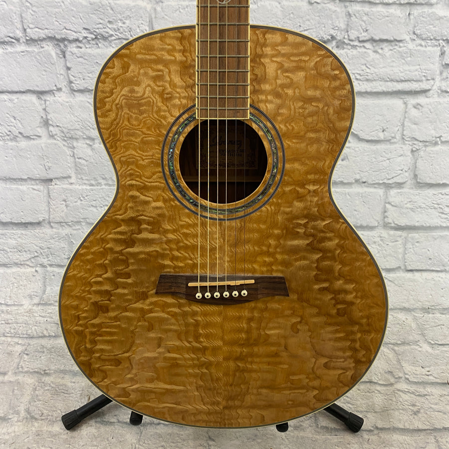 Ibanez EW20ASNT Grand Auditorium Acoustic Guitar - Figured Ash