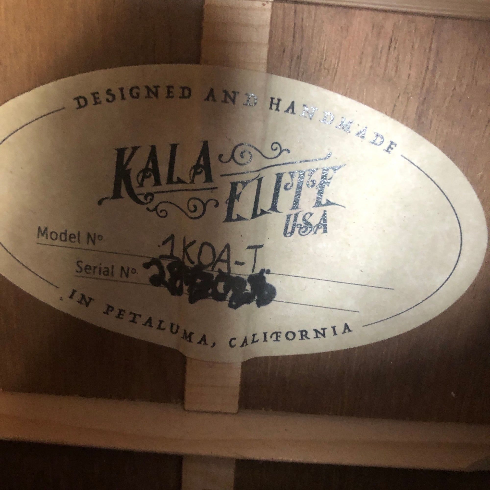 Kala Elite USA 1KOA-T Ukulele