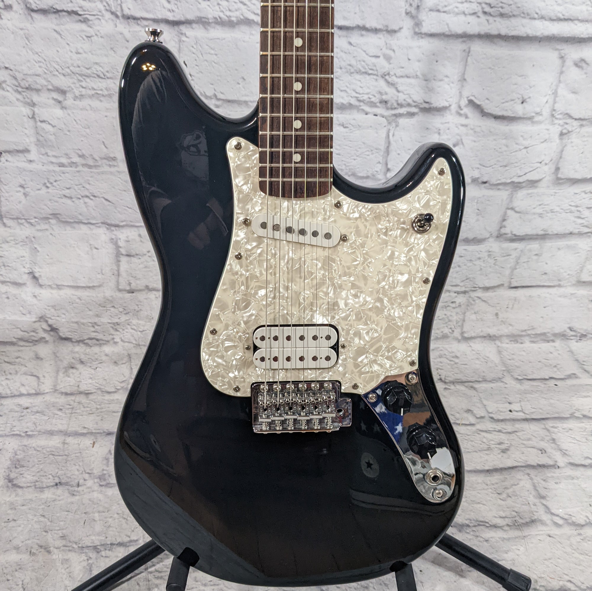 人気のブラックSquier Cyclone エレキギター Squier Vintage Cyclone 2003 Electric Guitar - Evolution Music